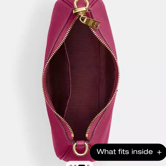 New COACH Teri Shoulder Bag With Bow Charm - Picture 7 of 8